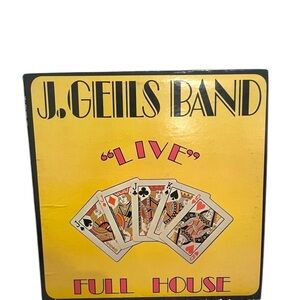 J. Geils Band 'Live' Full House Vinyl Record
